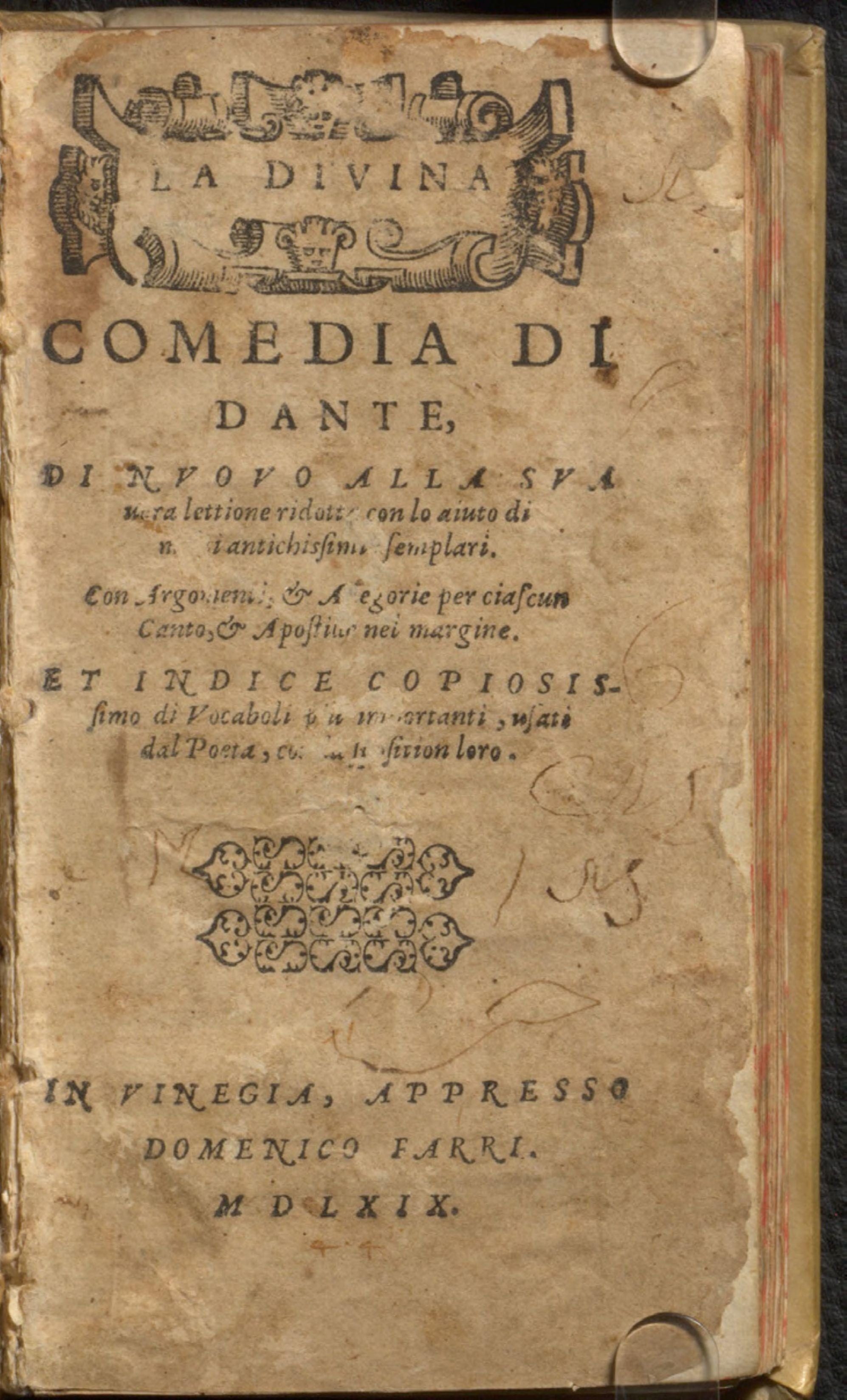 La Divina Comedia Di Dante Divinalingua